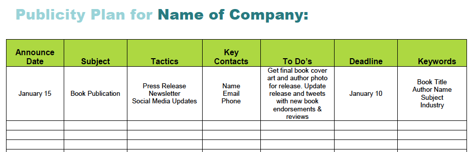 Media Planner Template from janetabachnick.com