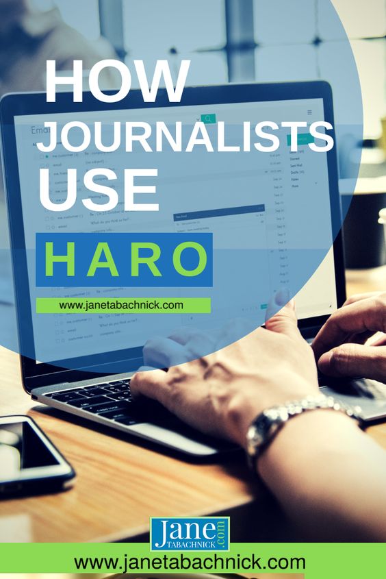 how journalists use haro