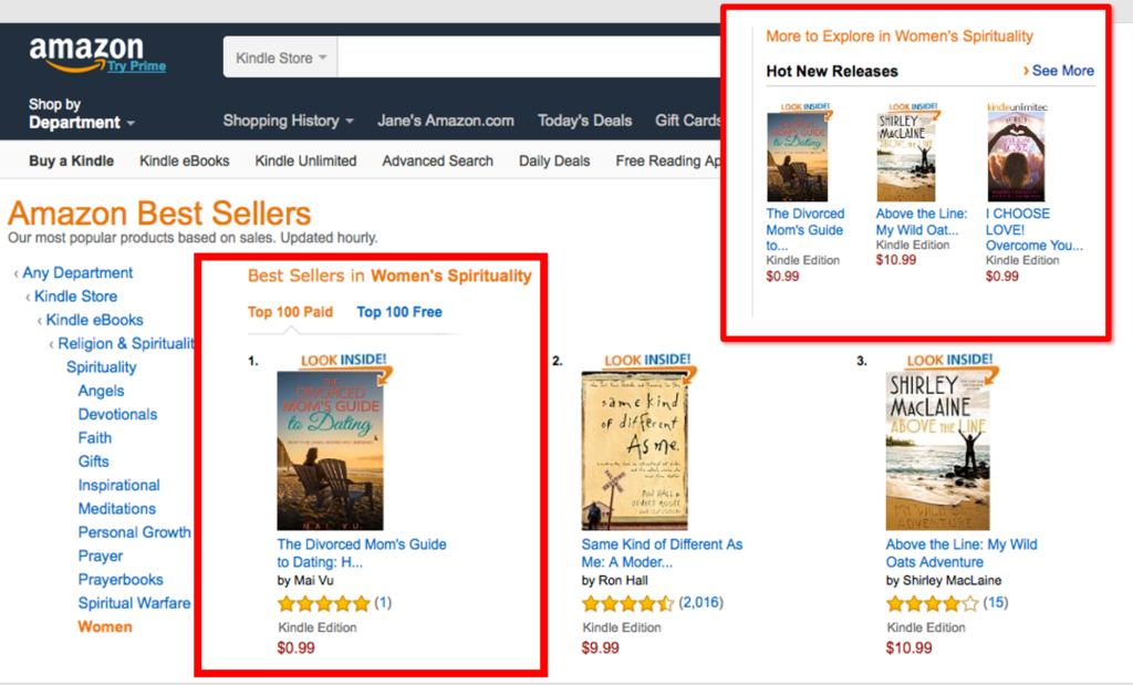 Bestseller Campaign on Amazon